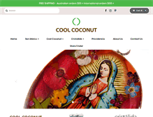 Tablet Screenshot of coolcoconut.com